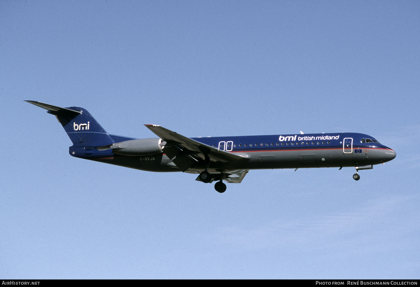 Aircraft Photo of G-BVJA | Fokker 100 (F28-0100) | BMI - British Midland International | AirHistory.net #417015