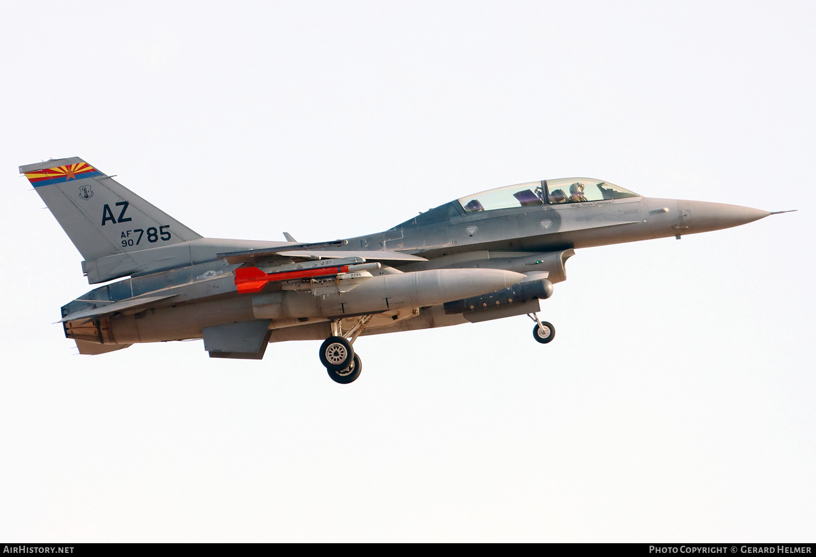 Aircraft Photo of 90-0785 / AF90-785 | General Dynamics F-16DM Fighting Falcon | USA - Air Force | AirHistory.net #417045