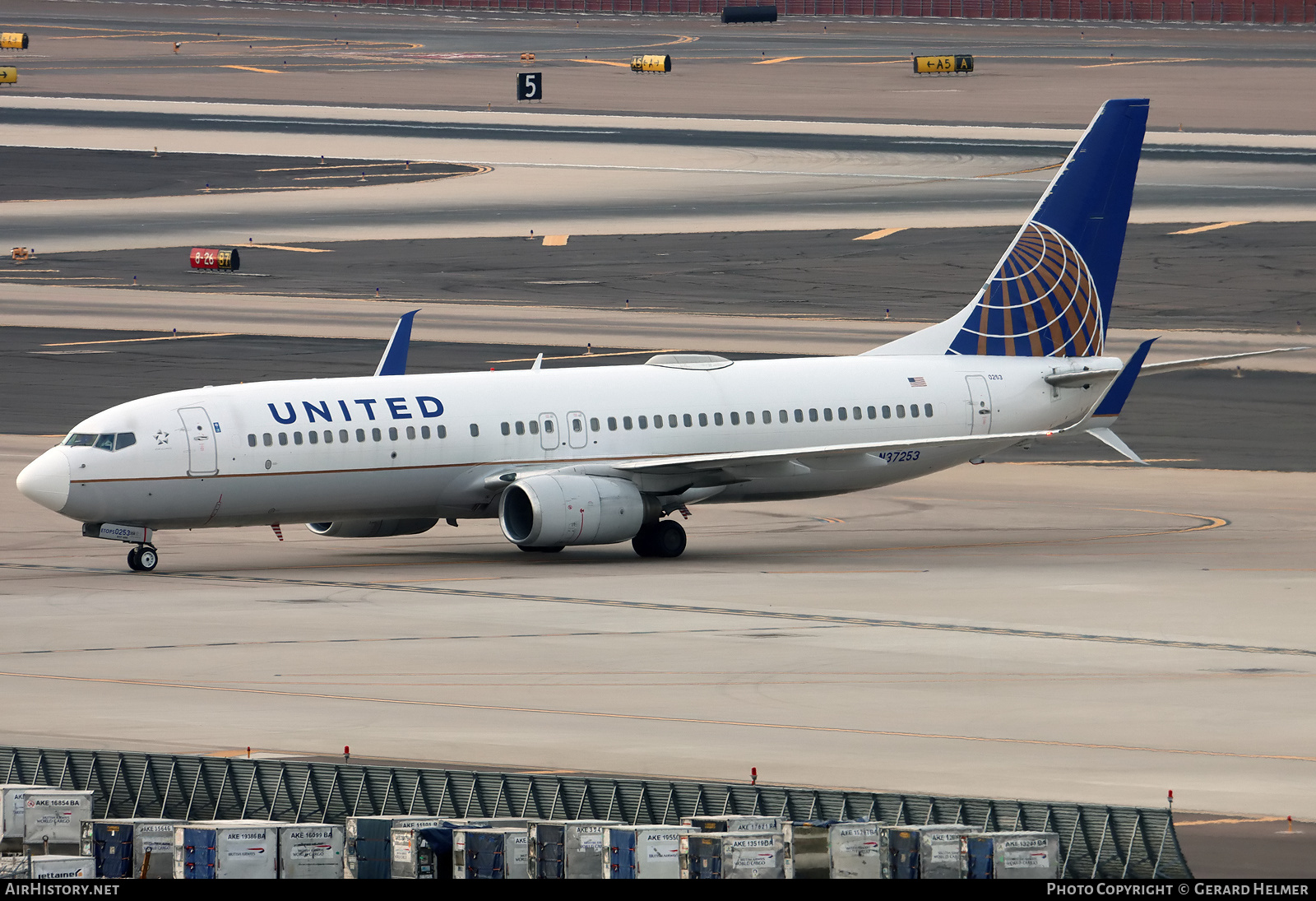 Aircraft Photo of N37253 | Boeing 737-824 | United Airlines | AirHistory.net #417065