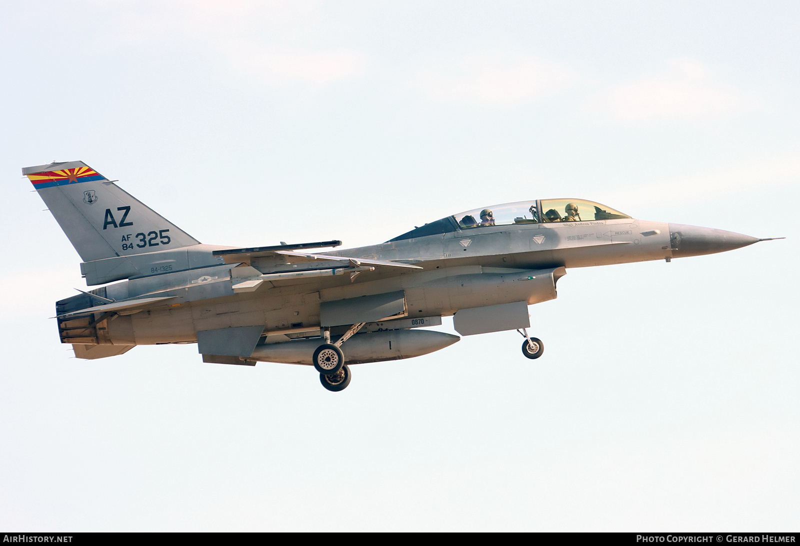 Aircraft Photo of 84-1325 / AF84-325 | General Dynamics F-16D Fighting Falcon | USA - Air Force | AirHistory.net #417070