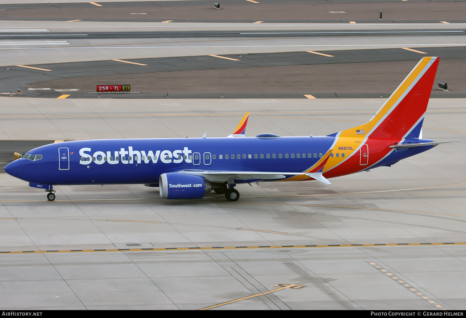 Aircraft Photo of N8810L | Boeing 737-8 Max 8 | Southwest Airlines | AirHistory.net #417075