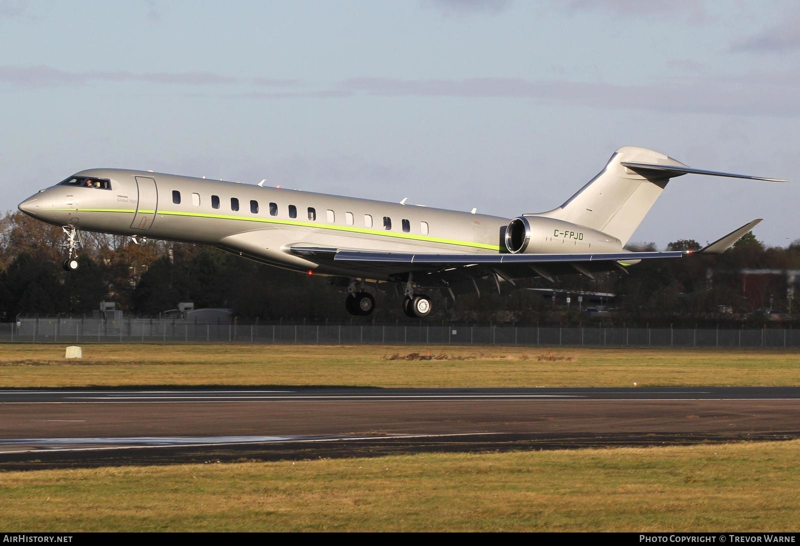 Aircraft Photo of C-FPJD | Bombardier Global 7500 (BD-700-2A12) | AirHistory.net #417076