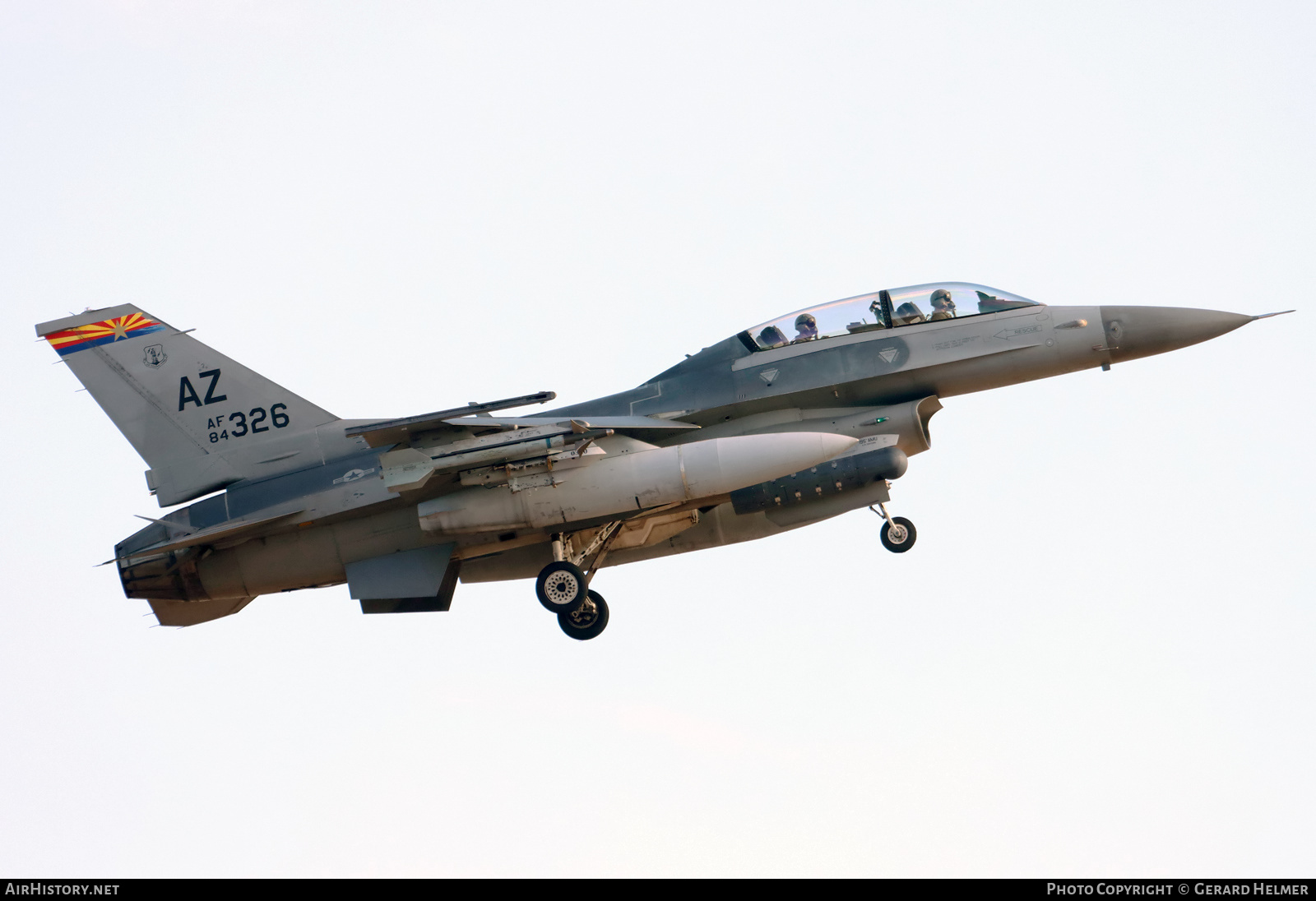 Aircraft Photo of 84-1326 / AF84-326 | General Dynamics F-16D Fighting Falcon | USA - Air Force | AirHistory.net #417078
