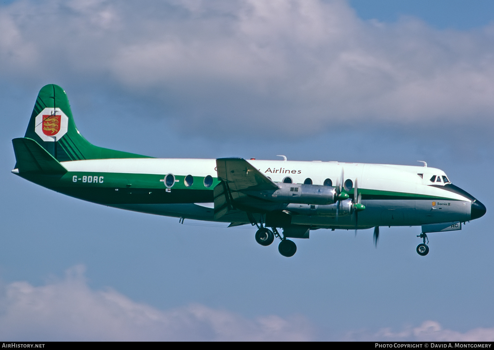Aircraft Photo of G-BDRC | Vickers 724 Viscount | Guernsey Airlines | AirHistory.net #417081