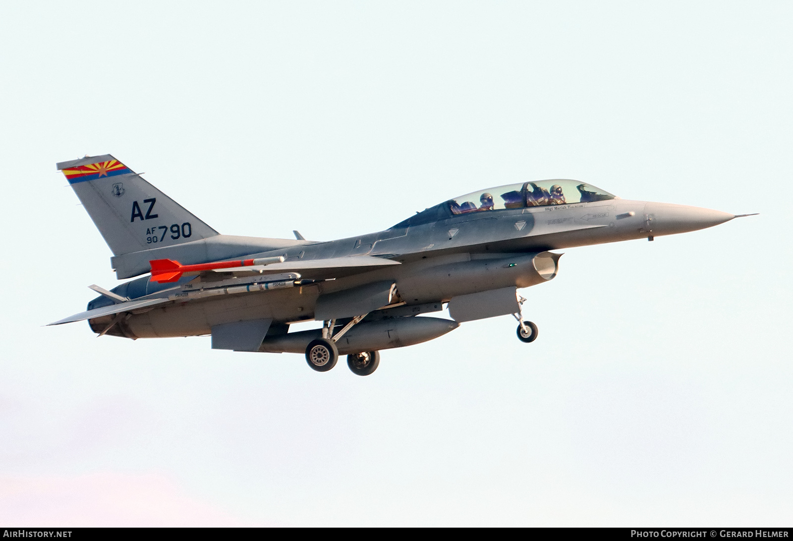 Aircraft Photo of 90-0790 / AF90-790 | General Dynamics F-16DM Fighting Falcon | USA - Air Force | AirHistory.net #417084