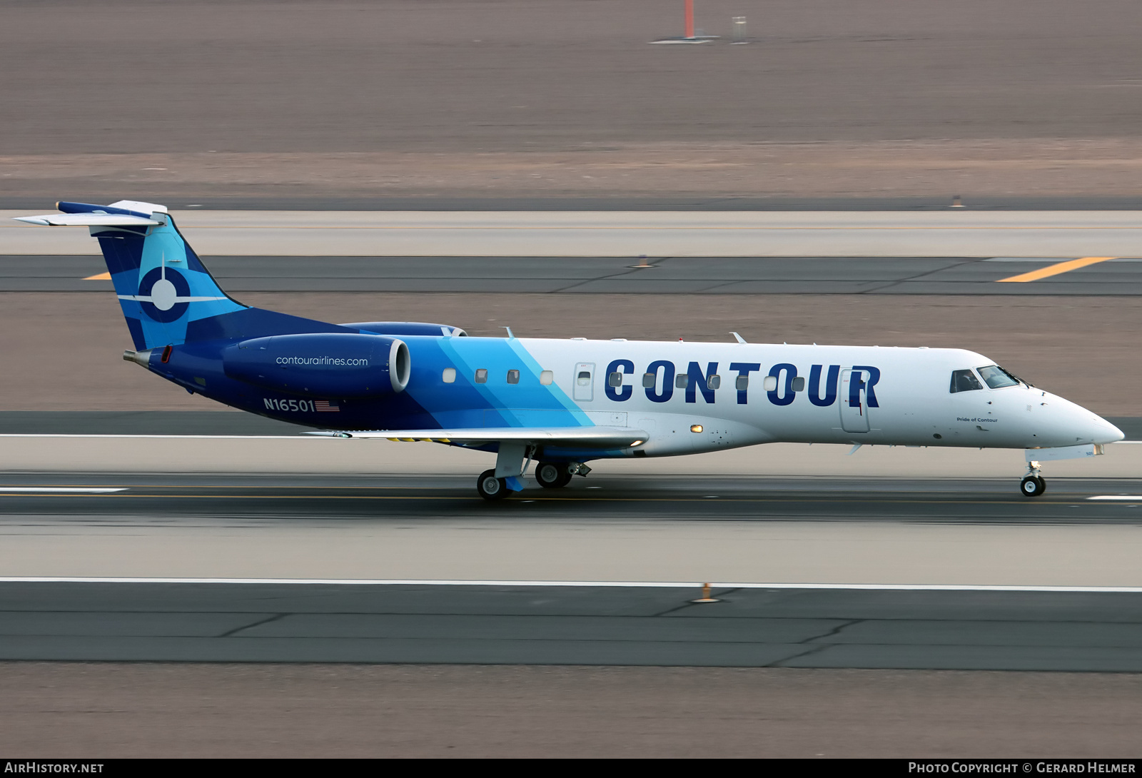 Aircraft Photo of N16501 | Embraer ERJ-135ER (EMB-135ER) | Contour Airlines | AirHistory.net #417092