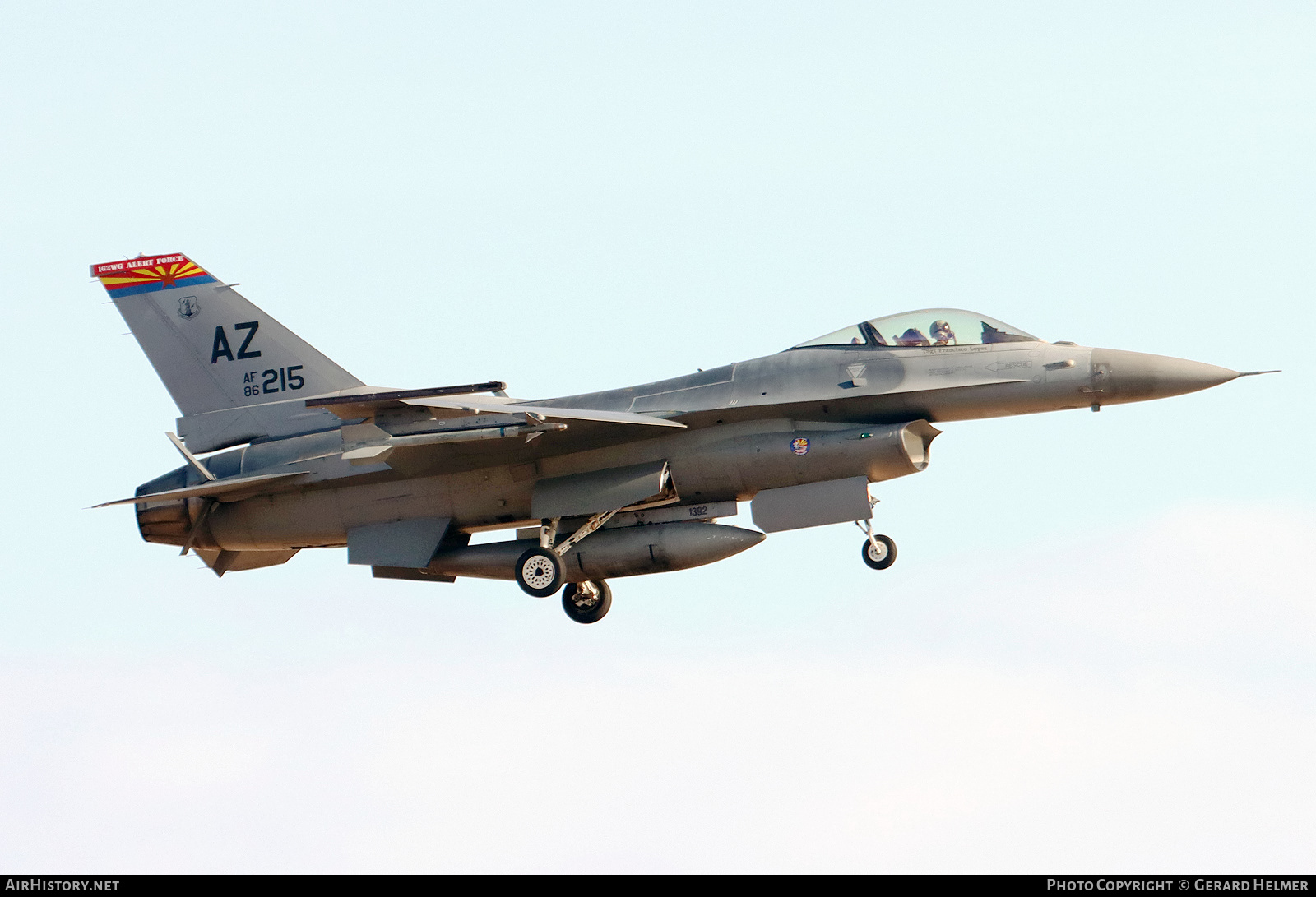 Aircraft Photo of 86-0215 / AF86-215 | General Dynamics F-16C Fighting Falcon | USA - Air Force | AirHistory.net #417105