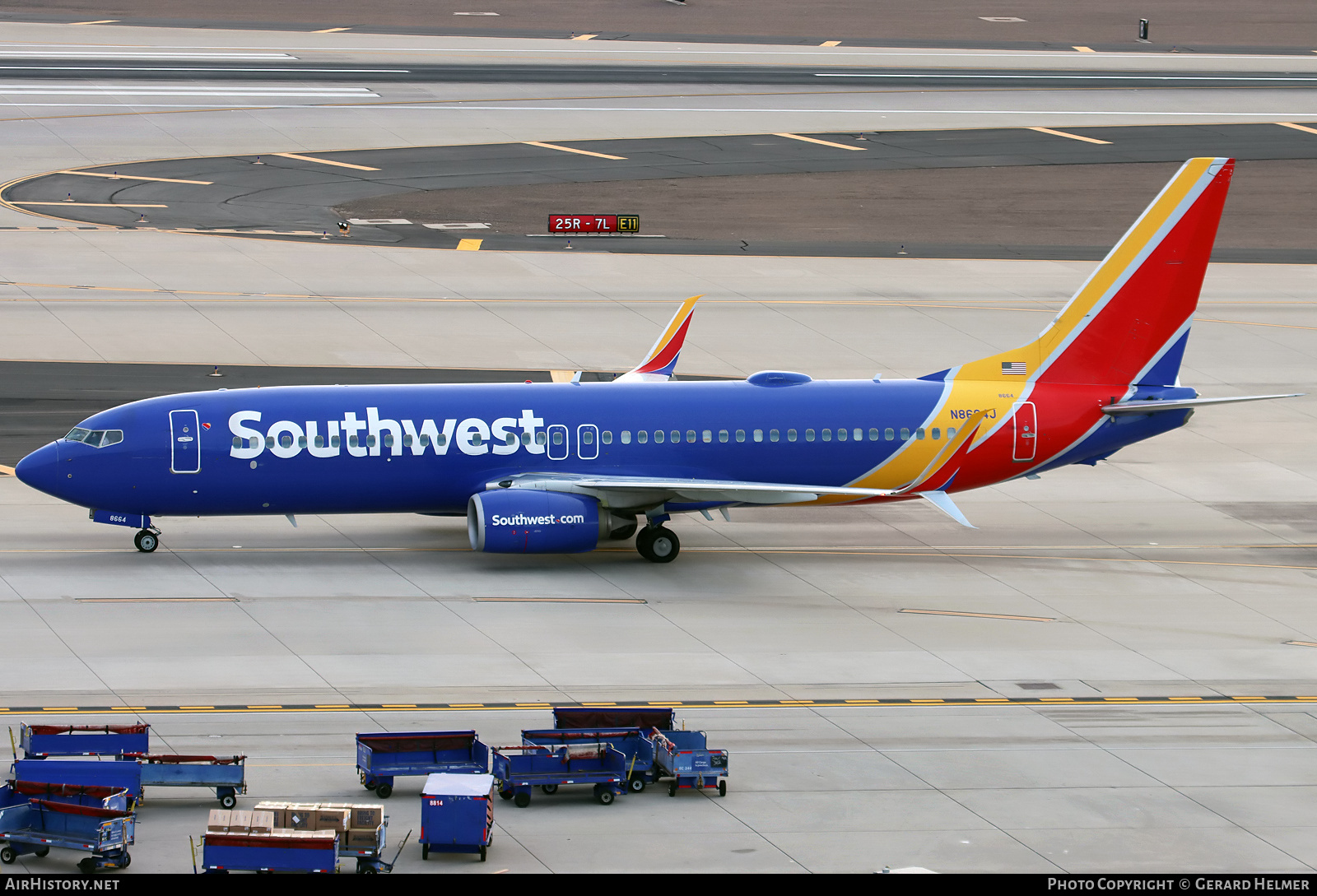 Aircraft Photo of N8664J | Boeing 737-8H4 | Southwest Airlines | AirHistory.net #417110