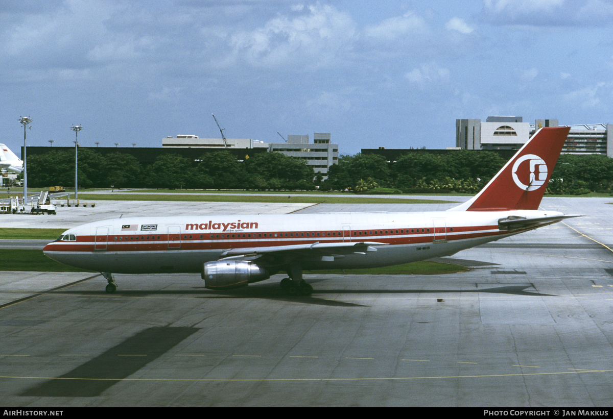 Aircraft Photo of 9M-MHB | Airbus A300B4-203 | Malaysian Airline System - MAS | AirHistory.net #417133