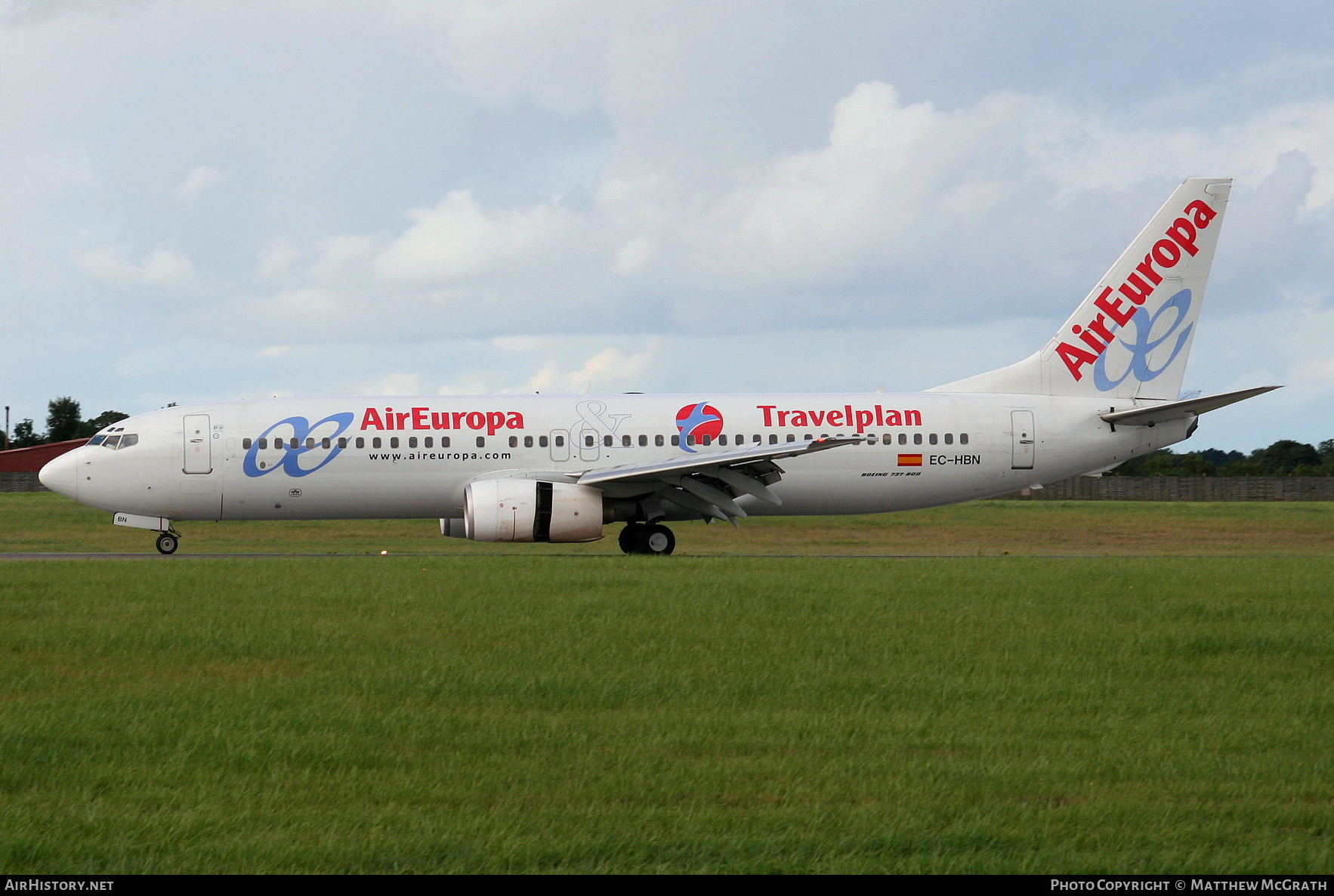 Aircraft Photo of EC-HBN | Boeing 737-85P | Air Europa | AirHistory.net #417151