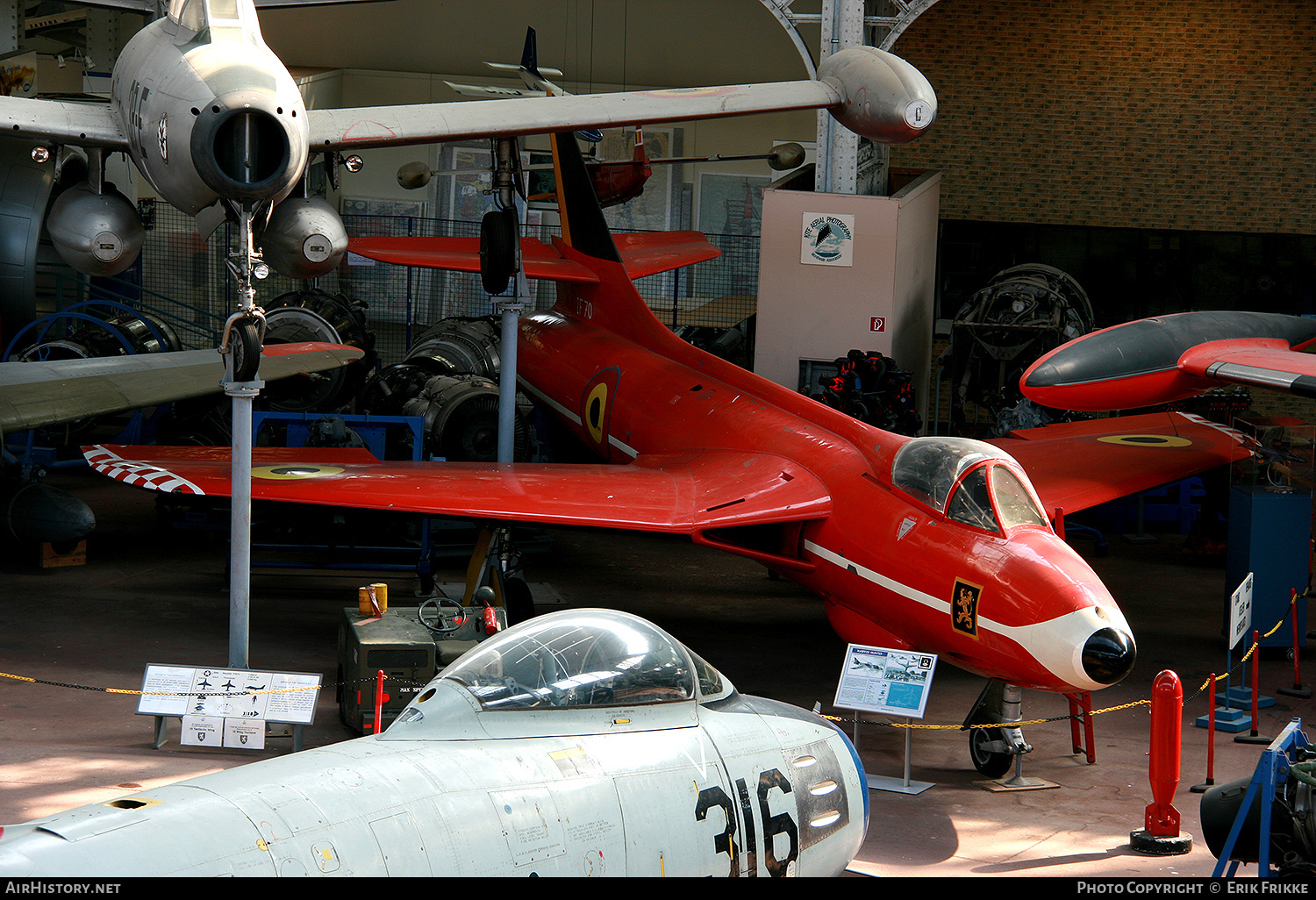 Aircraft Photo of IF70 | Hawker Hunter F4 | Belgium - Air Force | AirHistory.net #417160