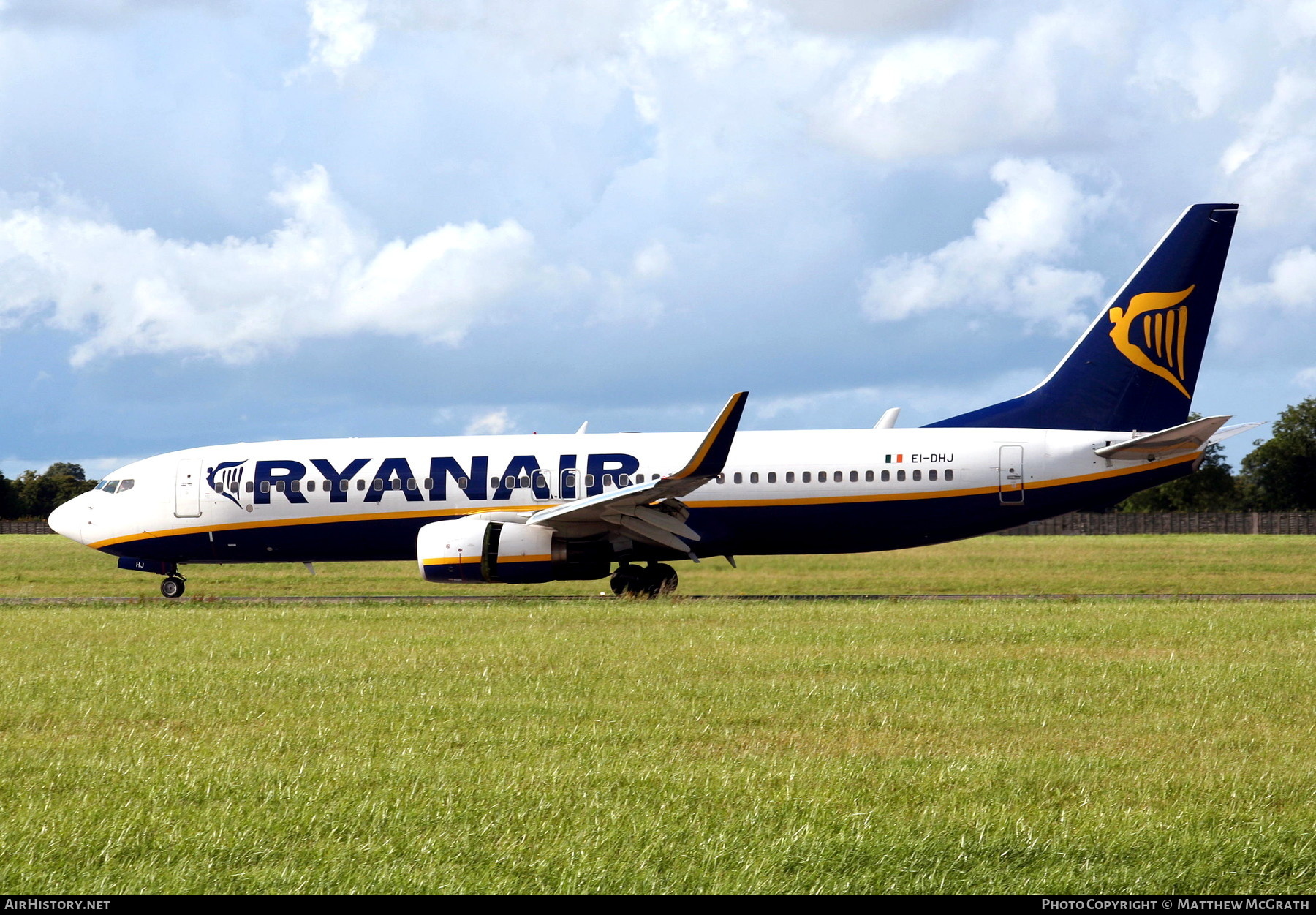 Aircraft Photo of EI-DHJ | Boeing 737-8AS | Ryanair | AirHistory.net #417161