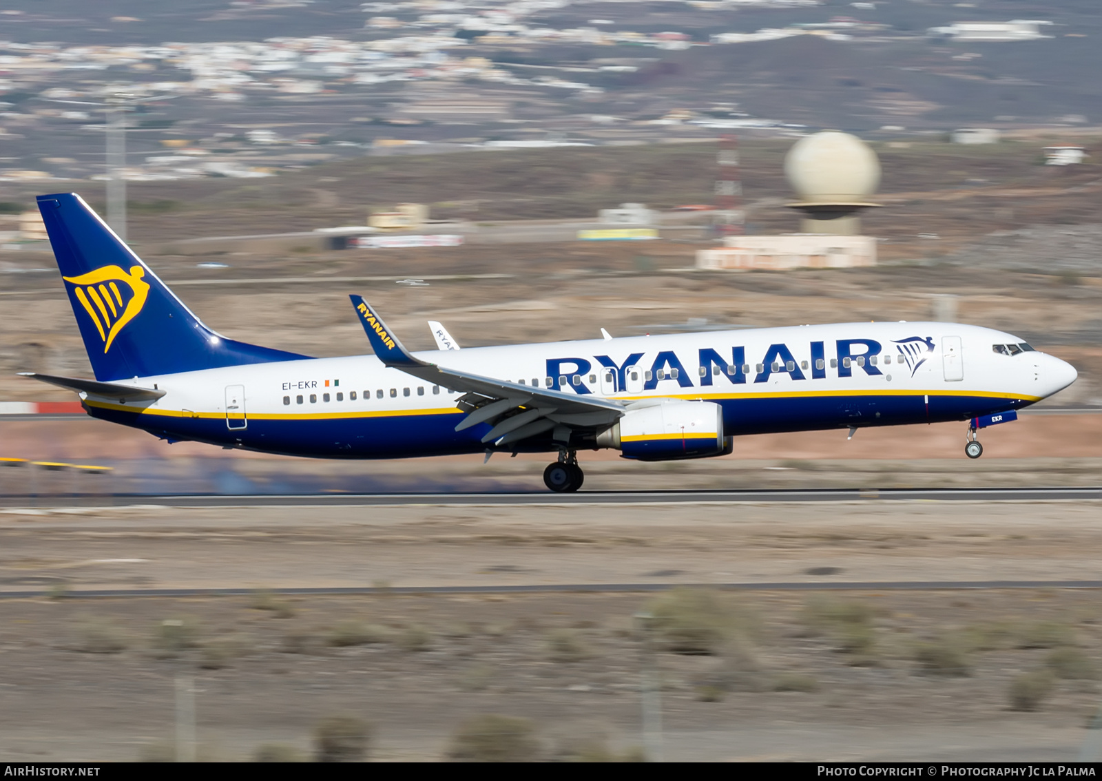 Aircraft Photo of EI-EKR | Boeing 737-8AS | Ryanair | AirHistory.net #417189