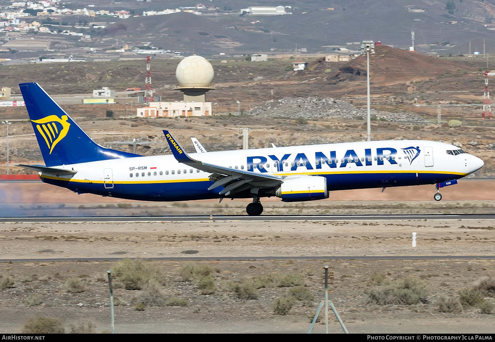 Aircraft Photo of SP-RSM | Boeing 737-800 | Ryanair | AirHistory.net #417222