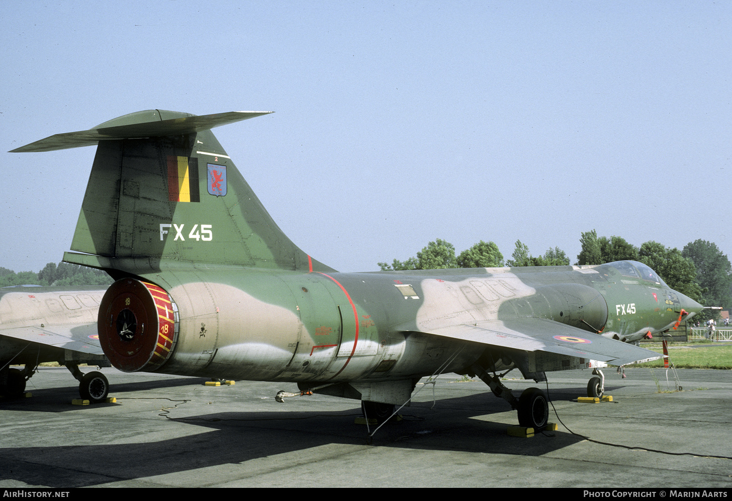 Aircraft Photo of FX45 | Lockheed F-104G Starfighter | Belgium - Air Force | AirHistory.net #417224