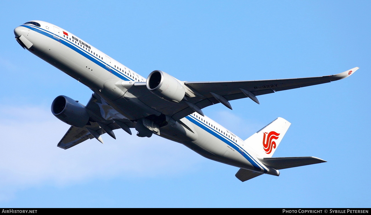 Aircraft Photo of B-322Y | Airbus A350-941 | Air China | AirHistory.net #417292