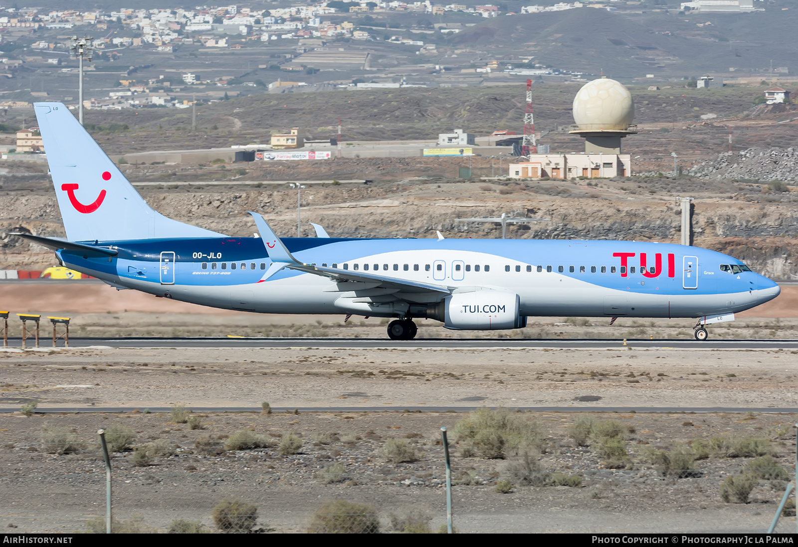 Aircraft Photo of OO-JLO | Boeing 737-8K5 | TUI | AirHistory.net #417310