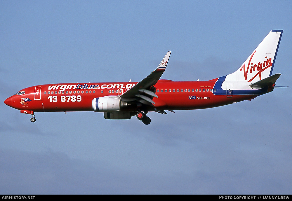 Aircraft Photo of VH-VOL | Boeing 737-8FE | Virgin Blue Airlines | AirHistory.net #417335