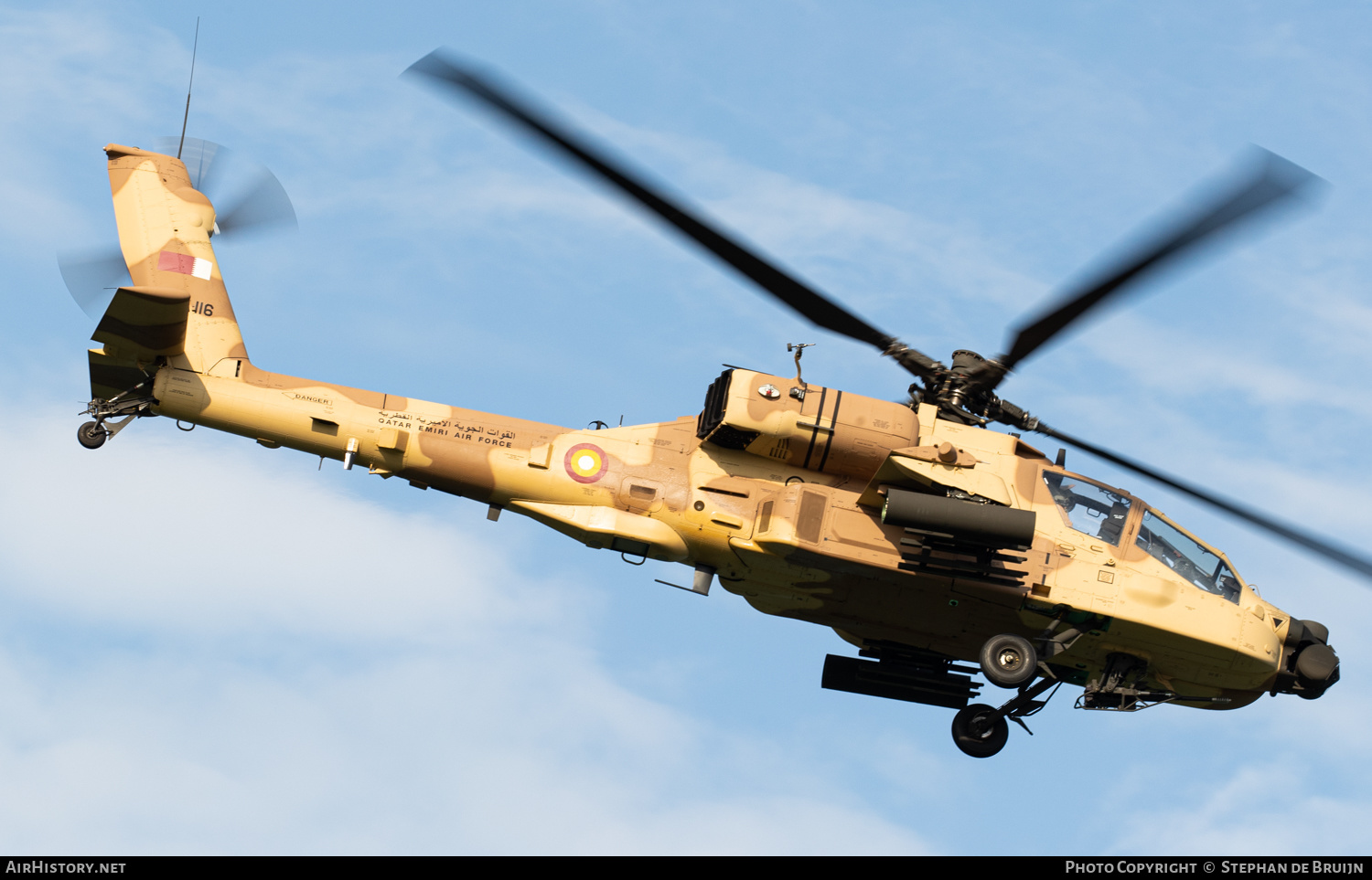 Aircraft Photo of QA116 | Boeing AH-64E Apache Guardian | Qatar - Air Force | AirHistory.net #417346