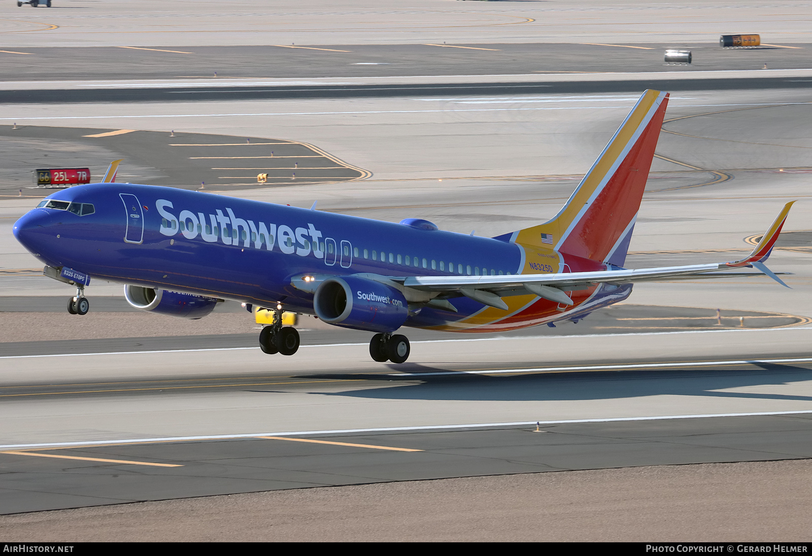 Aircraft Photo of N8325D | Boeing 737-8H4 | Southwest Airlines | AirHistory.net #417397