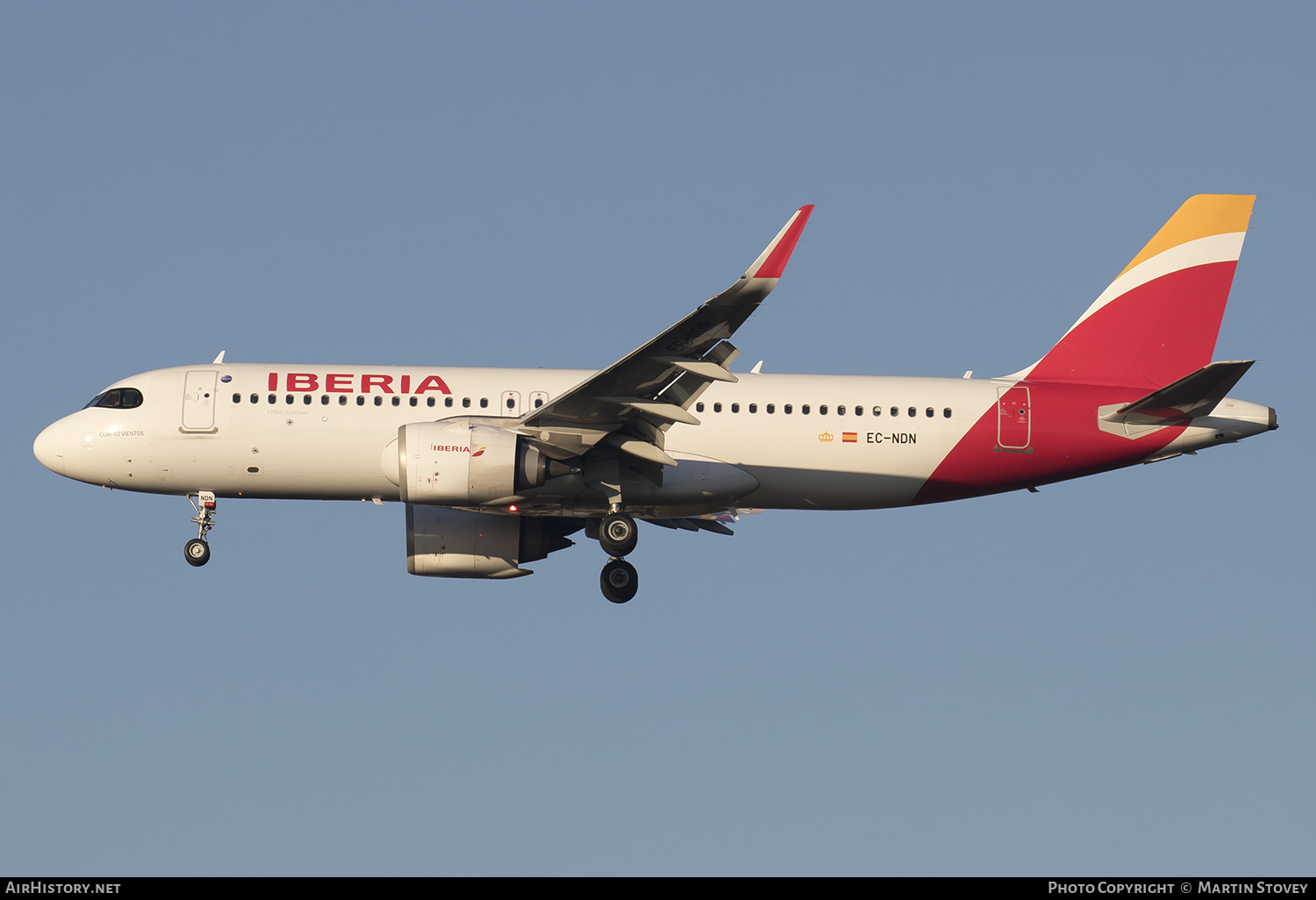 Aircraft Photo of EC-NDN | Airbus A320-251N | Iberia | AirHistory.net #417402