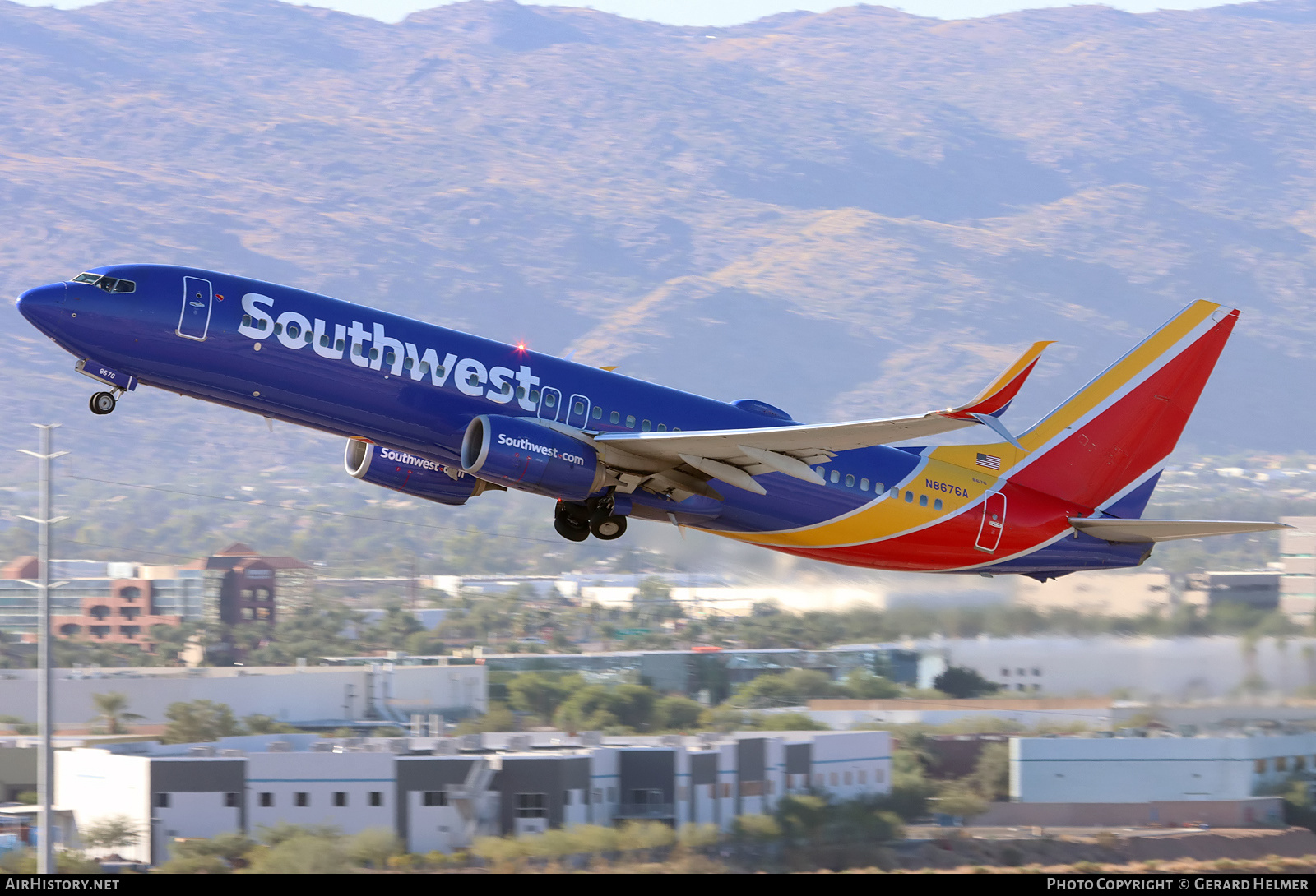 Aircraft Photo of N8676A | Boeing 737-8H4 | Southwest Airlines | AirHistory.net #417405