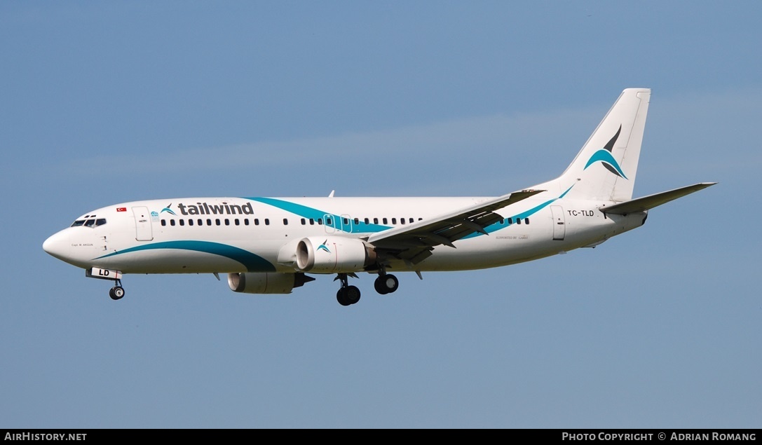 Aircraft Photo of TC-TLD | Boeing 737-4Q8 | Tailwind Airlines | AirHistory.net #417413