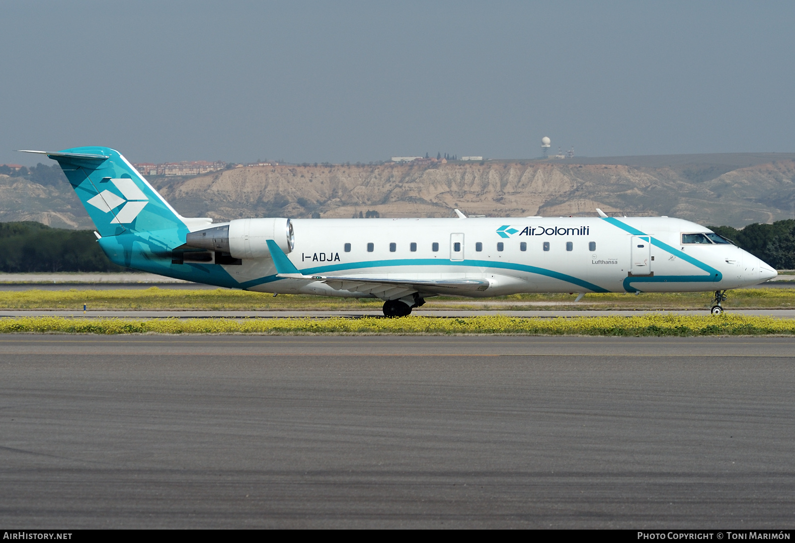 Aircraft Photo of I-ADJA | Bombardier CRJ-200ER (CL-600-2B19) | Air Dolomiti | AirHistory.net #417426