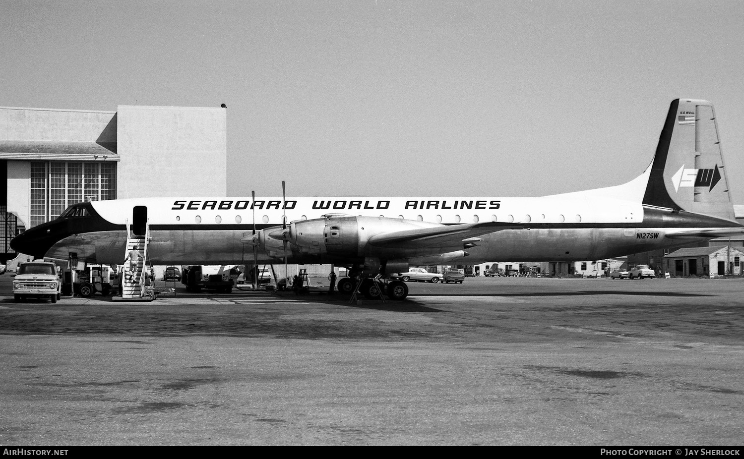 Aircraft Photo of N127SW | Canadair CL-44D4-1 | Seaboard World Airlines | AirHistory.net #417455