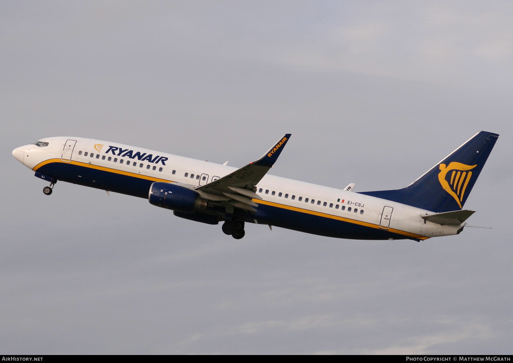 Aircraft Photo of EI-CSJ | Boeing 737-8AS | Ryanair | AirHistory.net #417519
