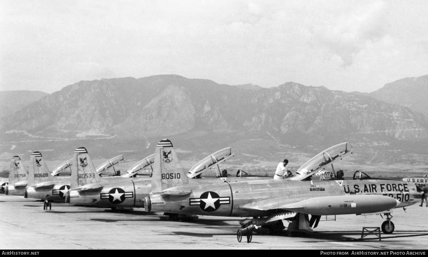 Aircraft Photo of 58-0510 / 80510 | Lockheed T-33A | USA - Air Force | AirHistory.net #417545