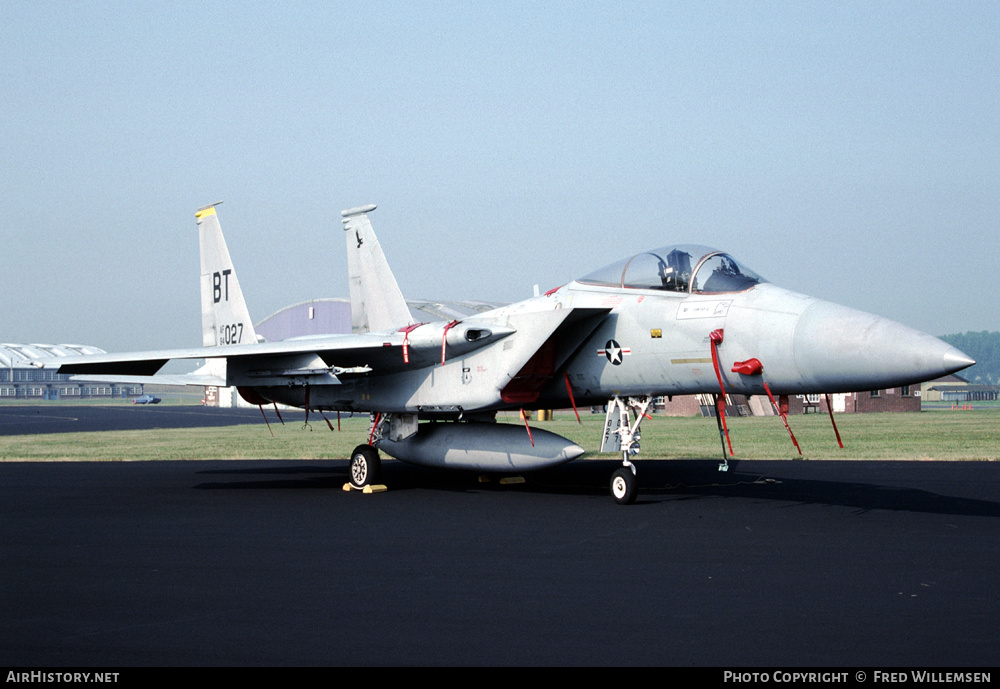 Aircraft Photo of 84-0027 / AF84-027 | McDonnell Douglas F-15C Eagle | USA - Air Force | AirHistory.net #417608