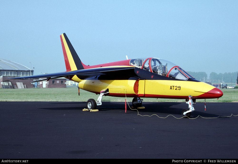 Aircraft Photo of AT29 | Dassault-Dornier Alpha Jet 1B | Belgium - Air Force | AirHistory.net #417609