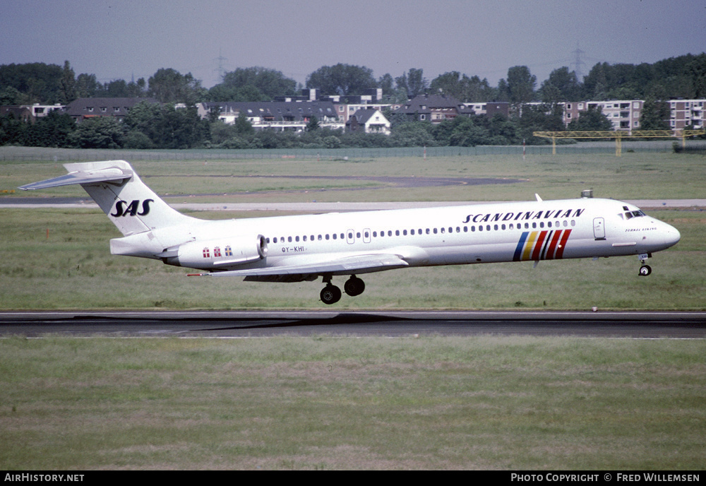 Aircraft Photo of OY-KHI | McDonnell Douglas MD-87 (DC-9-87) | Scandinavian Airlines - SAS | AirHistory.net #417611