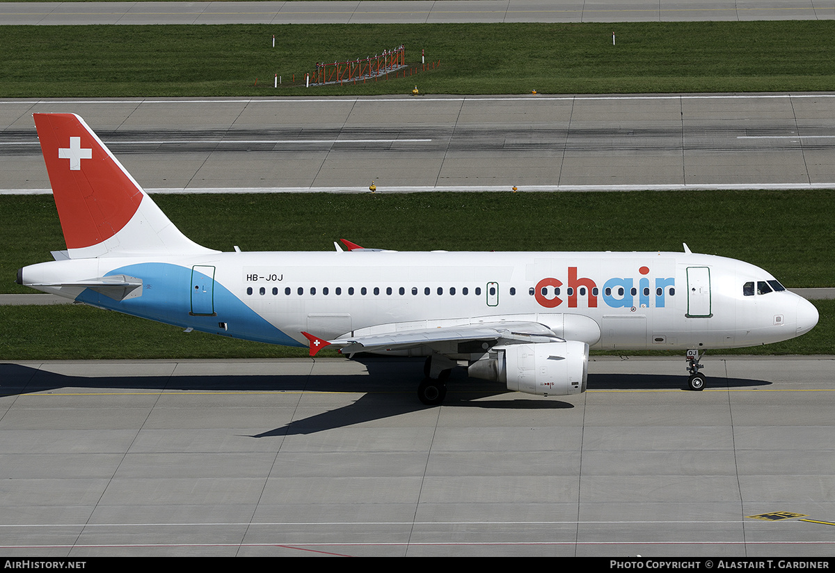 Aircraft Photo of HB-JOJ | Airbus A319-112 | Chair Airlines | AirHistory.net #417617