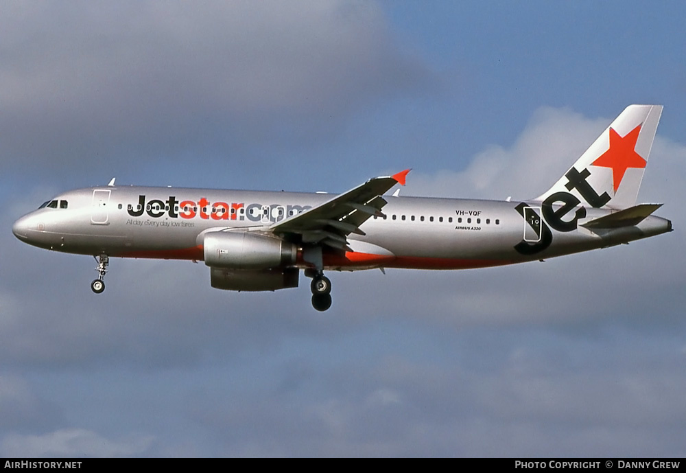Aircraft Photo of VH-VQF | Airbus A320-232 | Jetstar Airways | AirHistory.net #417633