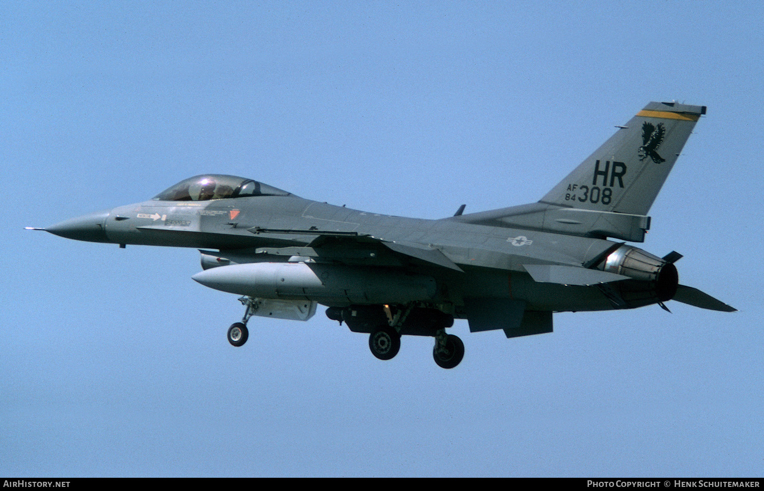 Aircraft Photo of 84-1308 / AF84-308 | General Dynamics F-16C Fighting Falcon | USA - Air Force | AirHistory.net #417653