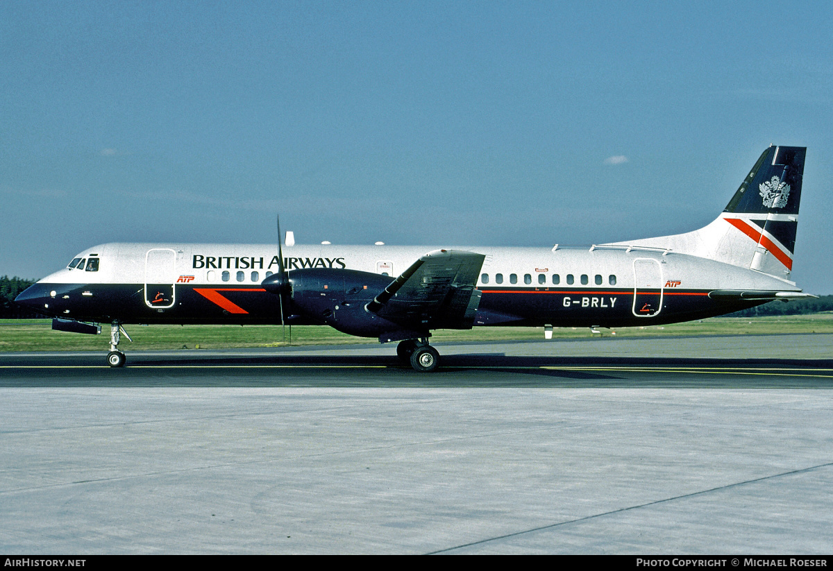 Aircraft Photo of G-BRLY | British Aerospace ATP | British Airways | AirHistory.net #417660