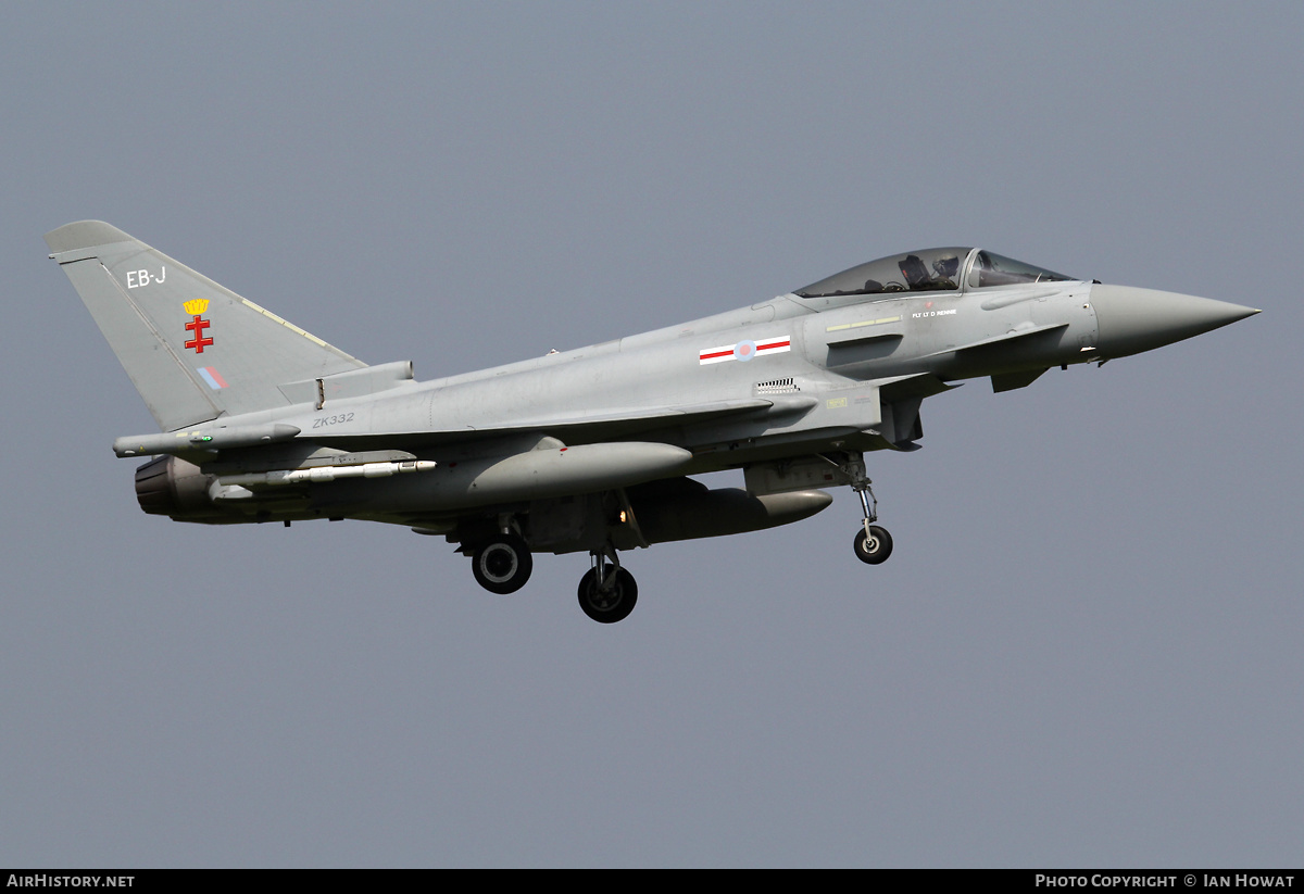 Aircraft Photo of ZK332 | Eurofighter EF-2000 Typhoon FGR4 | UK - Air Force | AirHistory.net #417663