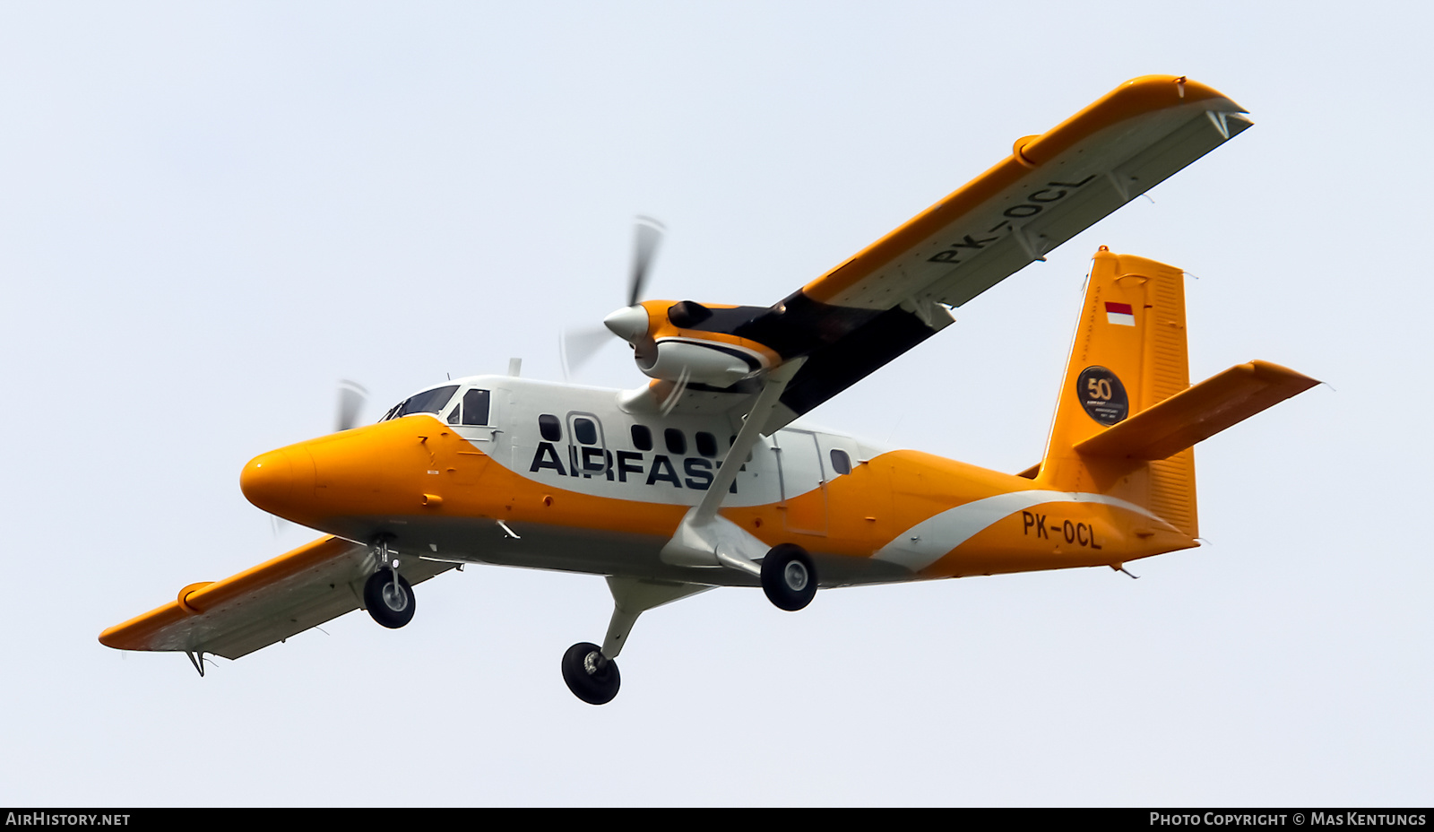 Aircraft Photo of PK-OCL | De Havilland Canada DHC-6-300 Twin Otter | Airfast | AirHistory.net #417669