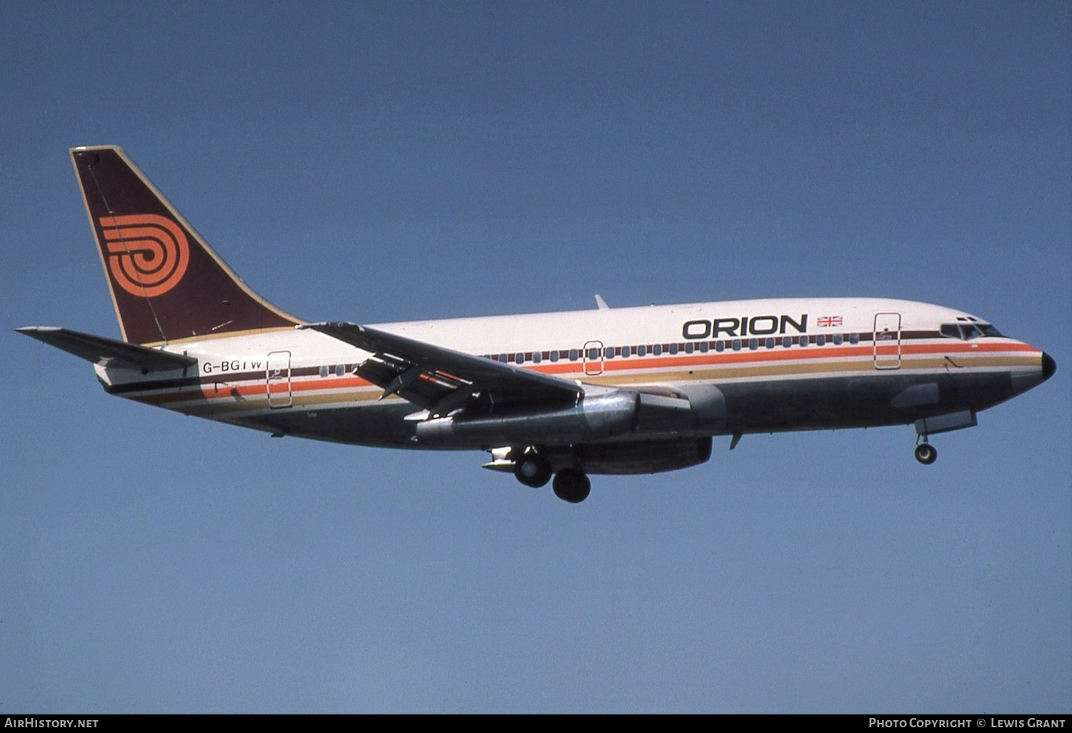 Aircraft Photo of G-BGTW | Boeing 737-2T5/Adv | Orion Airways | AirHistory.net #417702