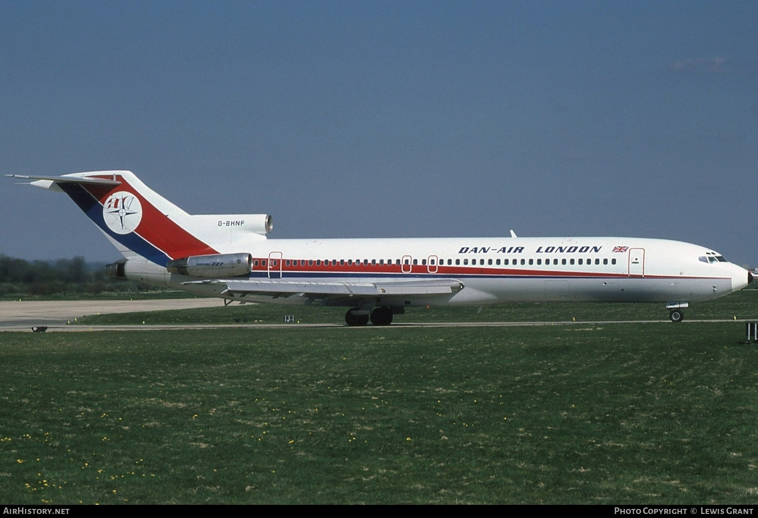Aircraft Photo of G-BHNF | Boeing 727-2J4/Adv | Dan-Air London | AirHistory.net #417707