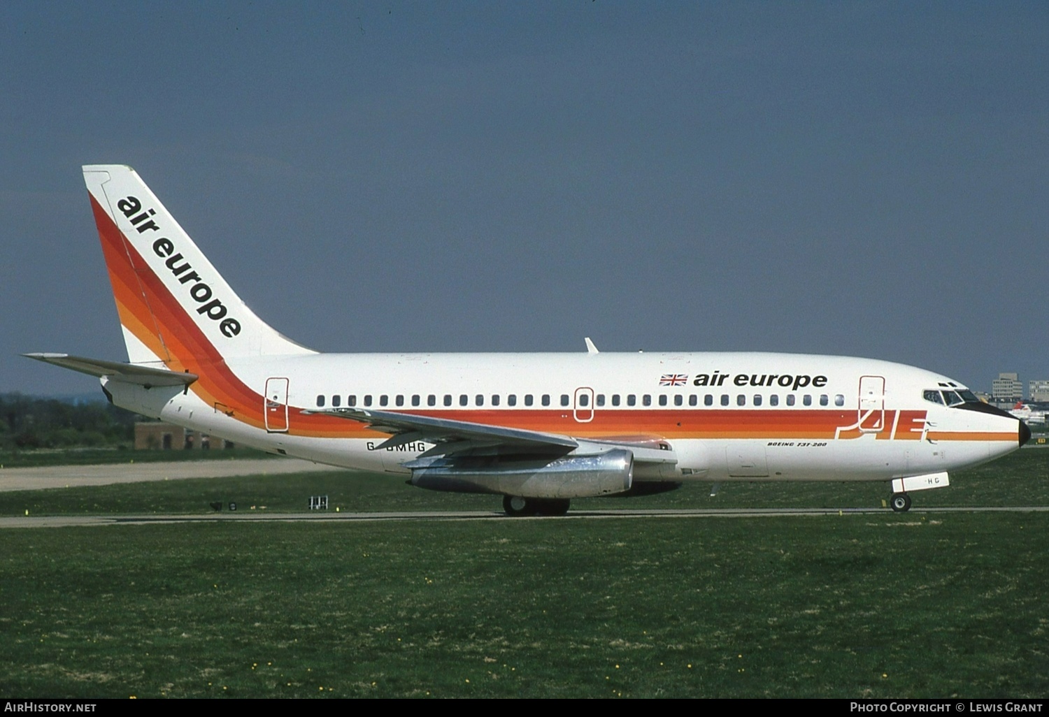 Aircraft Photo of G-BMHG | Boeing 737-2S3/Adv | Air Europe | AirHistory.net #417709