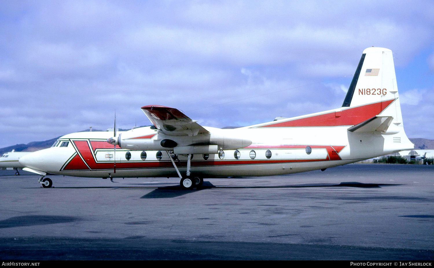 Aircraft Photo of N1823G | Fairchild F-27J | AirHistory.net #417732