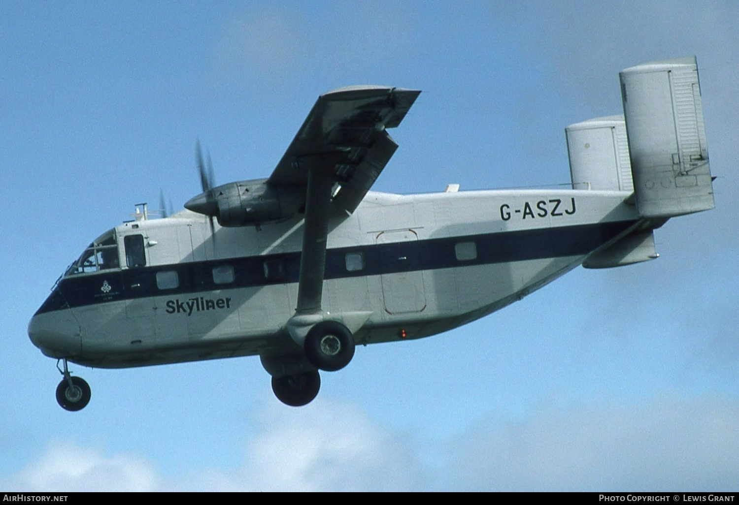 Aircraft Photo of G-ASZJ | Short SC.7 Skyliner 3A-100 | AirHistory.net #417748