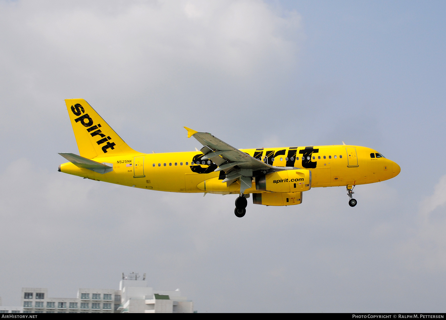 Aircraft Photo of N525NK | Airbus A319-132 | Spirit Airlines | AirHistory.net #417776