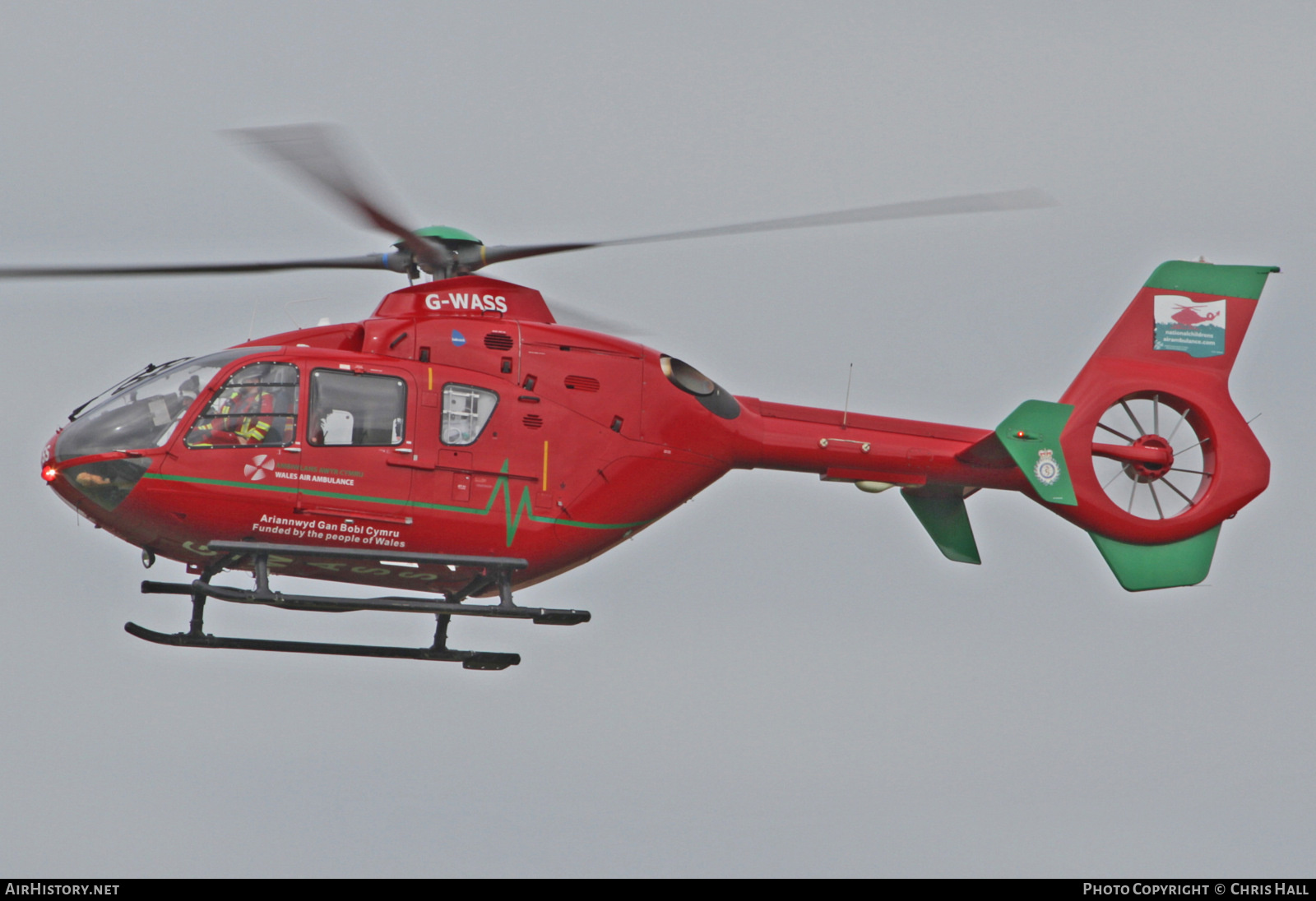 Aircraft Photo of G-WASS | Eurocopter EC-135T-2+ | Wales Air Ambulance | AirHistory.net #417809