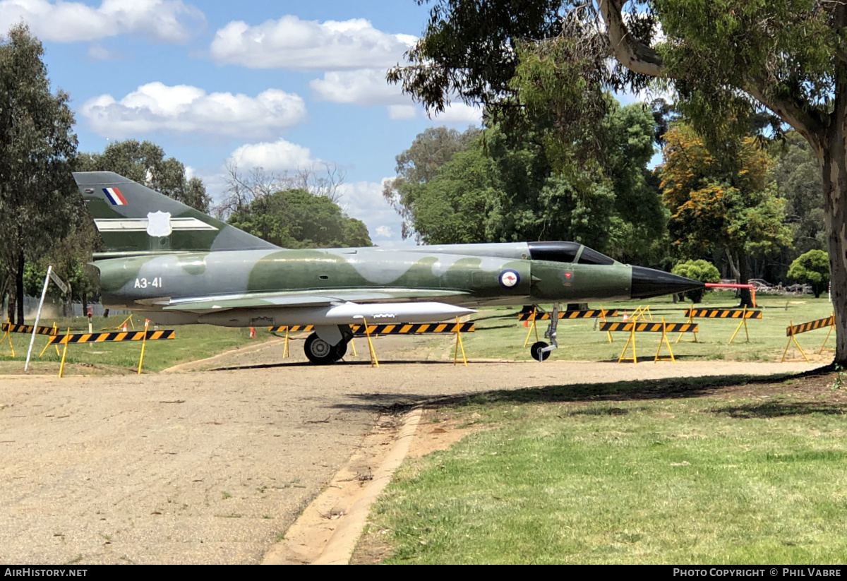 Aircraft Photo of A3-41 | Dassault Mirage IIIO(F/A) | Australia - Air Force | AirHistory.net #417882