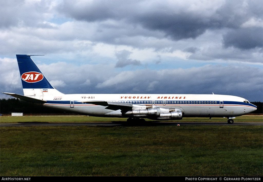Aircraft Photo of YU-AGI | Boeing 707-351C | JAT Yugoslav Airlines - Jugoslovenski Aerotransport | AirHistory.net #417892