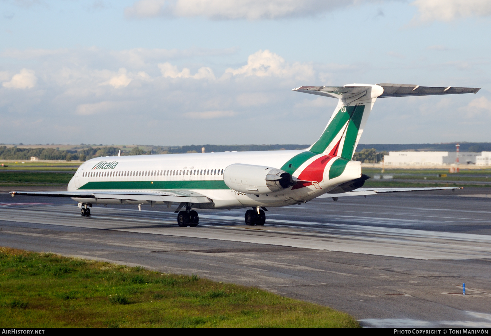 Aircraft Photo of I-DACU | McDonnell Douglas MD-82 (DC-9-82) | Alitalia | AirHistory.net #417894